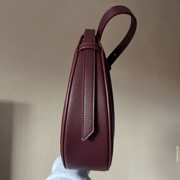 JW PEI Burgundy Vegan Leather Sharon Crossbody Bag - Picture 7 of 11